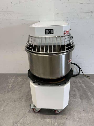 HCB RVS Verrijdbare spiraalkneder deegmenger deegmixer 20, Ophalen of Verzenden, Nieuw in verpakking