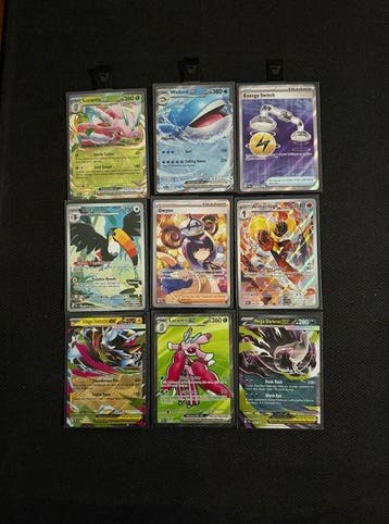 Pokémon - 9 Card Foil, Full art, Nieuw