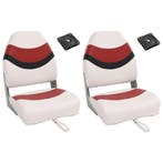 vidaXL 4-delige Bootstoelenset met hoge rugleuning, Watersport en Boten, Verzenden, Nieuw