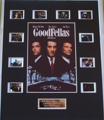 Godfellas - limited edition - Film Cell Display 35mm with, Nieuw
