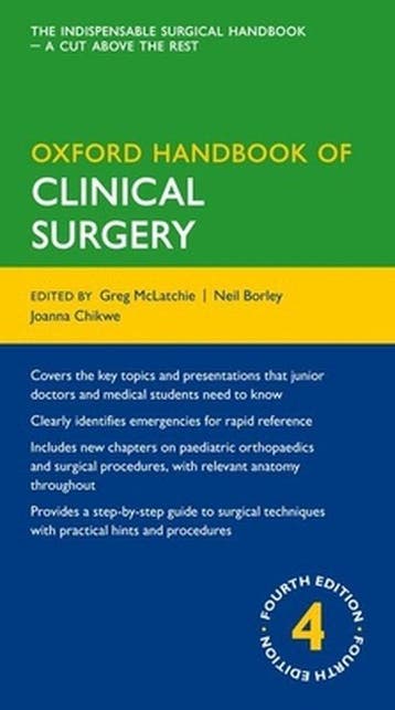 Oxford Handbook of Clinical Surgery - Greg Mclatchie, Verzenden, Zo goed als nieuw, Greg Mclatchie