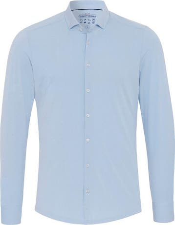 Pure Shirt Licht Blauw maat 44 Heren, Verzenden, Nieuw, Blauw, Pure