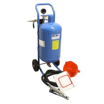 Mobiele Zandstraalketel 20ltr, Verzenden