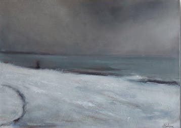 Cristina Paolini - Spiaggia imbiancata (la nevicata del 97)