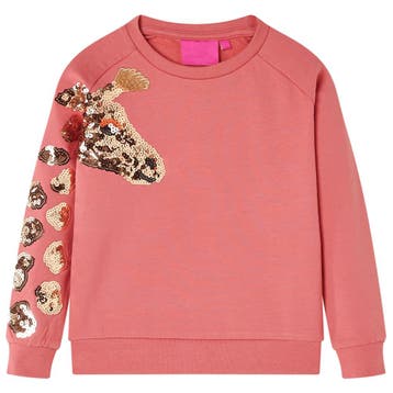 vidaXL Kindertrui 104 oudroze, Verzenden, Nieuw