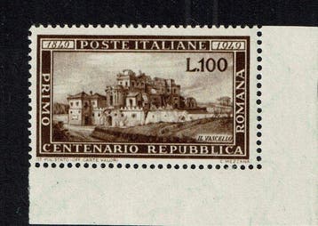 Italiaanse Republiek 1949 - Eeuwfeest van de Romeinse, Gestempeld