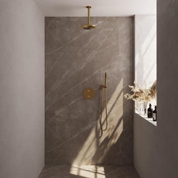 Brauer Gold Edition Thermostatische Regendoucheset Inbouw -, Ophalen of Verzenden, Nieuw