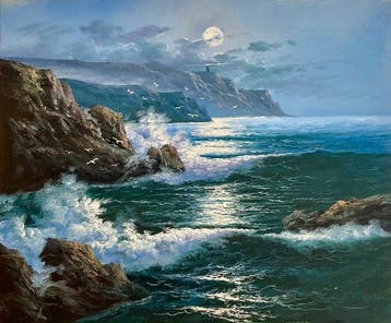 Mario Roig Vidal - Faro bajo el influjo de la luna