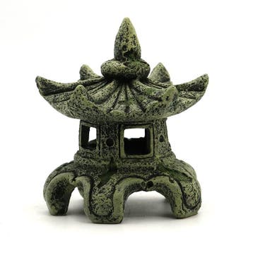 Japanse Tempel 10 cm / Aquariumdecoratie As-186, Verzenden, Nieuw, Gevuld zeewateraquarium
