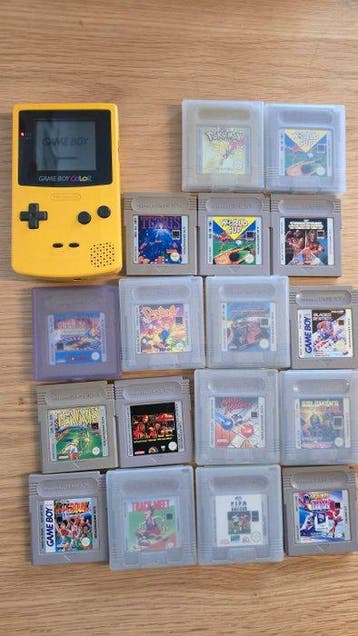 Nintendo - Gameboy Color - Videogameconsole + games - Zonder, Nieuw