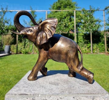 Beeldje - Olifant - Brons