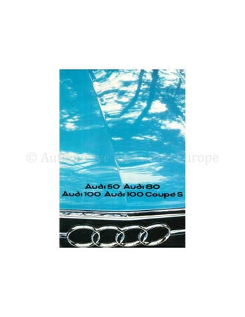 1976 AUDI PROGRAMMA BROCHURE NEDERLANDS, Nieuw, Audi, Author