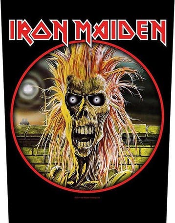 Iron Maiden - Rugpatch officiële merchandise, Ophalen of Verzenden, Nieuw, Kleding