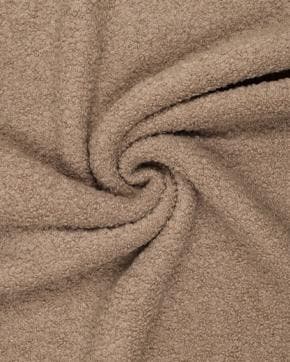 Wol/Polyester Bouclé Beige, Nieuw, Beige