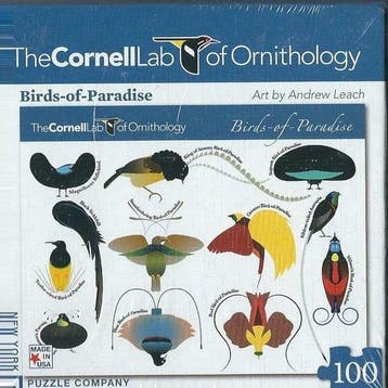 Birds-of-Paradise mini puzzel - 100 stukjes, Verzenden, Nieuw