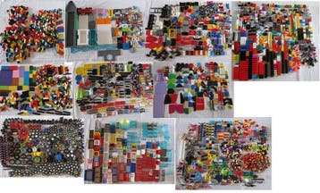 Lego Stenen - City - 8.2 kilo lot of different lego stones /, Nieuw