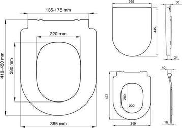 Tiger Stax - WC bril - Toiletbril met deksel - Soft Close, Verzenden, Nieuw