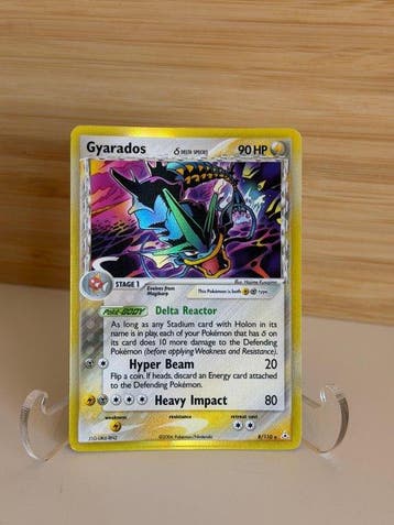 Pokémon - 1 Card - Gyarados 8/110 Foil - EX - EX Delta, Hobby en Vrije tijd, Nieuw