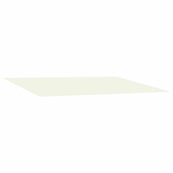 vidaXL Vervangingsdoek voor zonnescherm Crèmekleurig 600 ×, Tuin en Terras, Zonneschermen, Verzenden, Nieuw