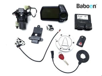 Contactslot Set met Immobiliser Ducati Multistrada 1200, Verzenden, Gebruikt