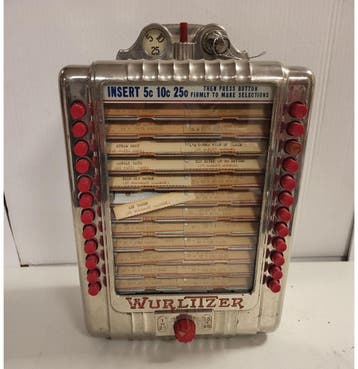 Wurlitzer 4820 Wallbox - 1950 - 48 Select, Ophalen, Gebruikt