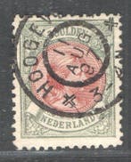 Nederland 1896 - Koningin Wilhelmina met Hangend Haar - Vijf, Gestempeld