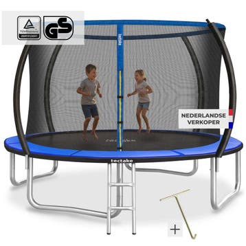 Trampoline Jumpy met veiligheidsnet - 305 cm, Verzenden, Nieuw