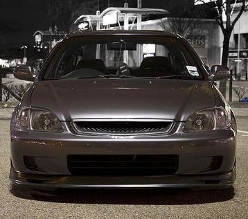 PU Design Voorlip Mugen Style Honda Civic Facelift 1999-2001, Auto-onderdelen, Honda, Voor, Nieuw, Ophalen of Verzenden