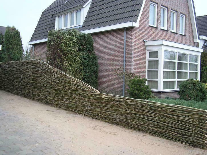 Wilgentenen schermen wilgeteen vlechten van wilgenschutting, Tuin en Terras, Overkappingen, Overige typen, Nieuw