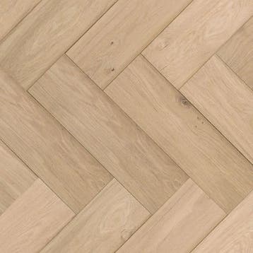 Floer Visgraat Parketvloer Rustiek Eiken Onbehandeld Geolied, Ophalen of Verzenden, Nieuw, Parket