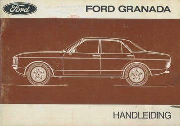 1975/76 Ford Granada Instructieboekje Handleiding Nederlands, Auto diversen, Handleidingen en Instructieboekjes, Verzenden
