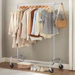 Verstelbaar Kledingrek op Wielen –Staal en 130 kg Draagkrach, Kleding | Dames, Verzenden, Nieuw