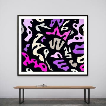 CAVER - Abstract landscape (XL Size Painting)