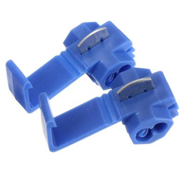 Kabelschoen aftakklem 100 stuks - Draad connectors Blauw - 1, Ophalen of Verzenden, Nieuw