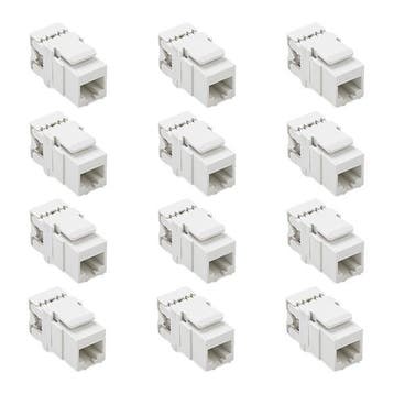 Keystone RJ45 | Cat6 U/UTP | 12 stuks (ABS), Computers en Software, Verzenden, Nieuw