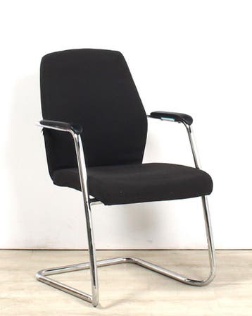 Pro-Office vergaderstoel, gestoffeerd, antraciet-chrome, Ophalen of Verzenden, Gebruikt, Overige kleuren