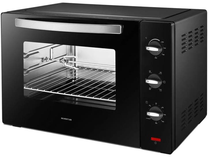 Inventum OV607B - Heteluchtoven - 60 liter - Zwart, Witgoed en Apparatuur, Ovens, Zo goed als nieuw, Verzenden