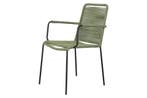 VDG Denver rope stapelbare tuinstoel groen, Tuin en Terras, Verzenden, Nieuw, Overige materialen