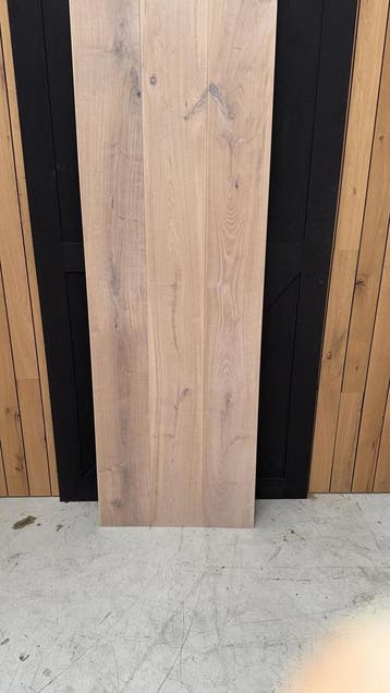 Aanbieding: Eiken vloer wit geolied, Minder dan 25 mm, Eiken, Nieuw, 200 tot 250 cm