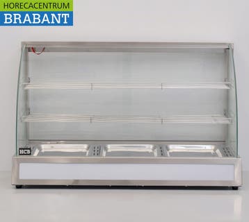 HCB RVS Warmhoudvitrine 95 cm 230V Horeca, Ophalen of Verzenden, Nieuw in verpakking