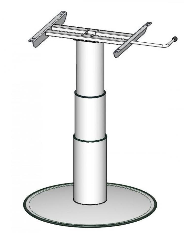 Ilse Vrijstaande Lifttafelpoot 7037 G06 32/69.5cm, Huis en Inrichting, Tafelonderdelen, Nieuw, Ophalen of Verzenden