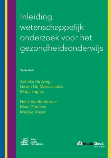 Inleiding wetenschappelijk onderzoek voor het, Boeken, Verzenden, Zo goed als nieuw, Anneke de Jong