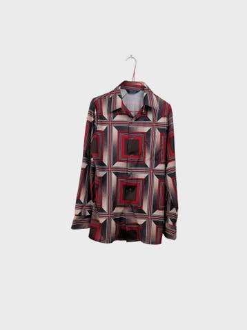 Career Club Casual overhemden Heren maat M Rood Vintage, Ophalen of Verzenden, Nieuw