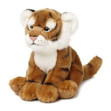 WNF tijger knuffel - pluche - 23 cm - zittend, Verzenden, Nieuw