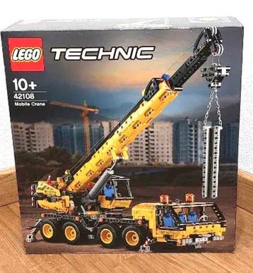 Lego Set - 42108 - Technic - Mobile Crane, Kinderen en Baby's, Speelgoed | Duplo en Lego, Nieuw