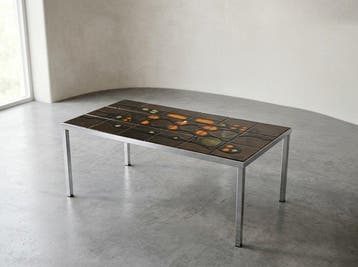 Salontafel - Keramiek, Roestvrij staal - Keramische tegels