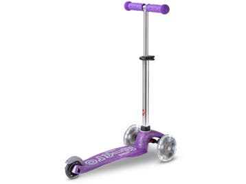 Mini Micro - step - 3-wiel LED moon wielen - paars, Verzenden, Nieuw