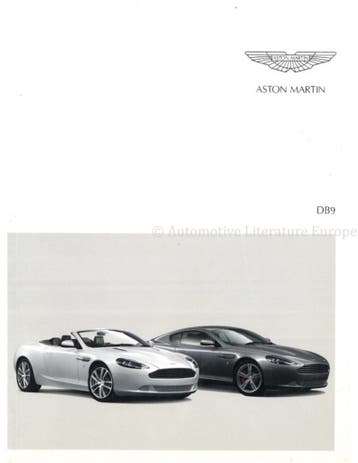 2010 ASTON MARTIN DB9 BROCHURE ENGELS, Boeken, Nieuw, Author