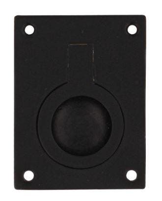 Intersteel Luikring recht 41mm x 31mm zwart, Verzenden, Nieuw