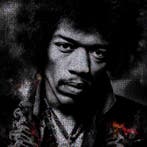David Law - Psychedelic Guitar Wizard II (Jimi Hendrix) -, Antiek en Kunst